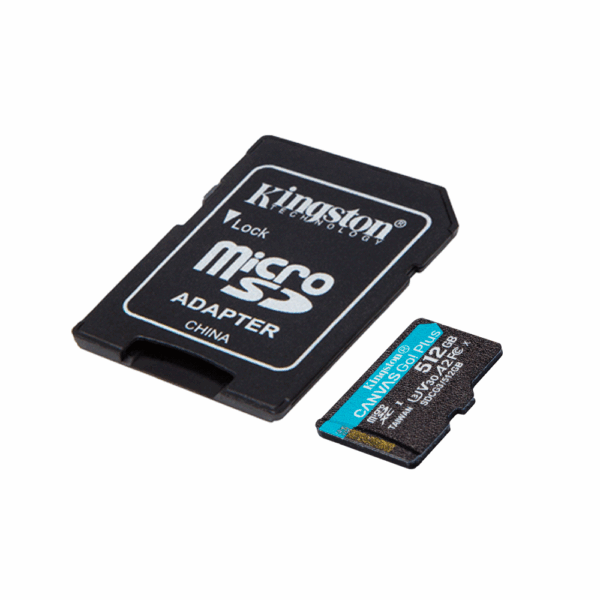 Memoria micro sd kingston 512gb canvas go plus sdcg3/512gb 170/90 - Imagen 2