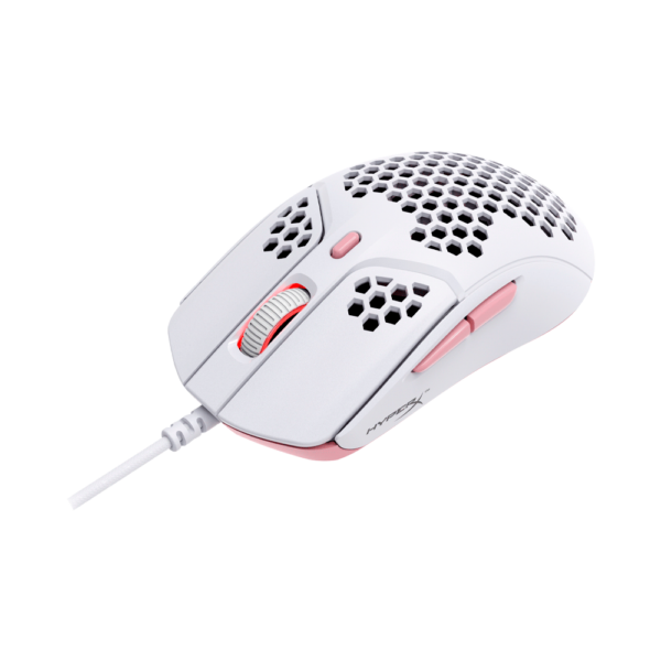 Mouse gamer usb hmsh1-a-wt/g hyperx pulsefire haste 16000dpi/ 6 bot/ rgb / blanco
