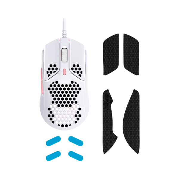 Mouse gamer usb hmsh1-a-wt/g hyperx pulsefire haste 16000dpi/ 6 bot/ rgb / blanco