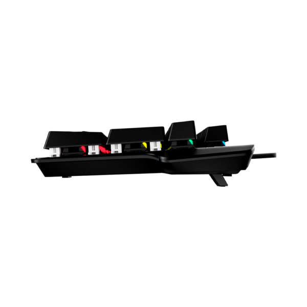 Teclado gamer usb hyperx hkbm1-r-us/g alloy mkw100 mecanico red ingles rgb