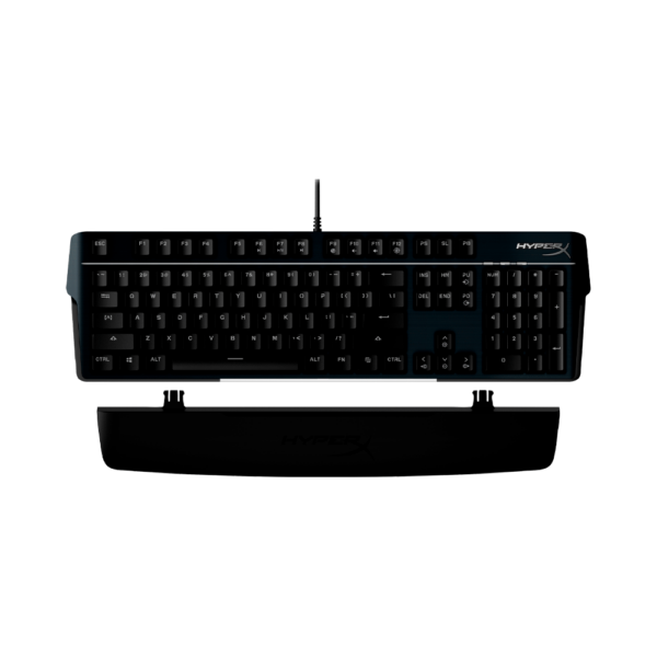 Teclado gamer usb hyperx hkbm1-r-us/g alloy mkw100 mecanico red ingles rgb