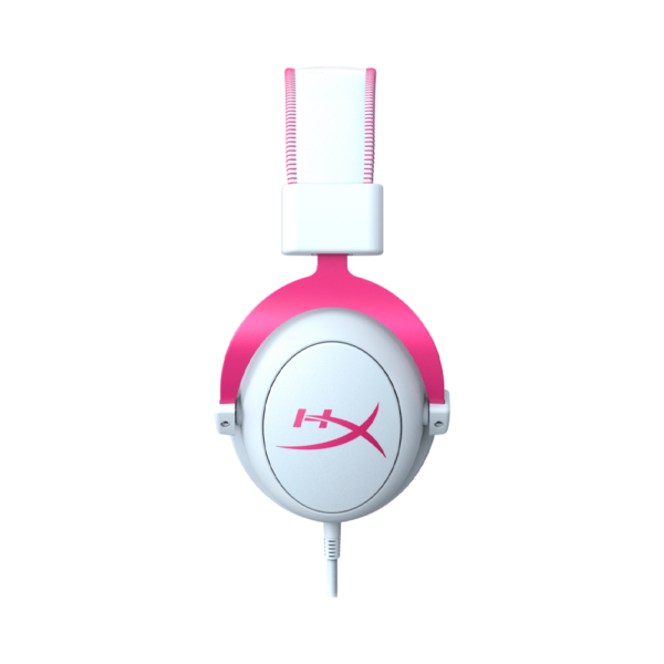 Auricular con microfono gamer hyperx hhsc12-ac-pk/g cloud ii headph 3.5mm 7.1 rosado/blanc