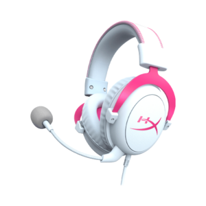 Auricular con microfono gamer hyperx hhsc12-ac-pk/g cloud ii headph 3.5mm 7.1 rosado/blanc