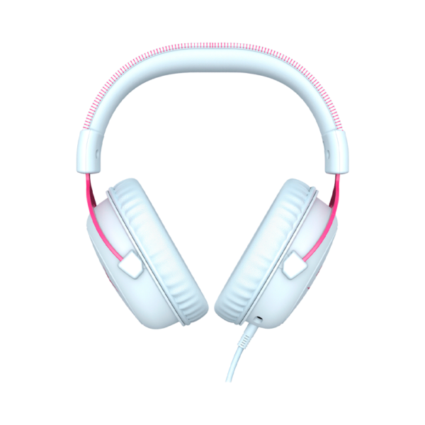 Auricular con microfono gamer hyperx hhsc12-ac-pk/g cloud ii headph 3.5mm 7.1 rosado/blanc