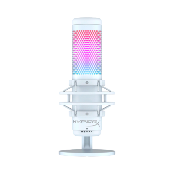 Microfono hyperx 519p0aa quadcast s rgb blanco 2m 48khz/16-bit