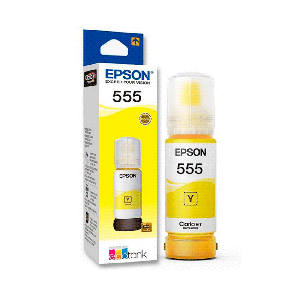 Tinta epson t555 420 amarillo l8160/l8180 70ml t555420-al