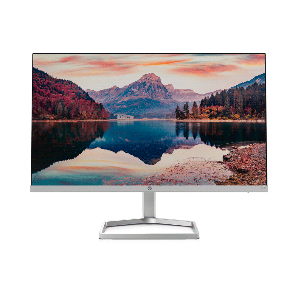 Monitor 22" hp m22f fhd ips/hdmi/vga/5ms/negro y plata/bivolt 2d9j9aa