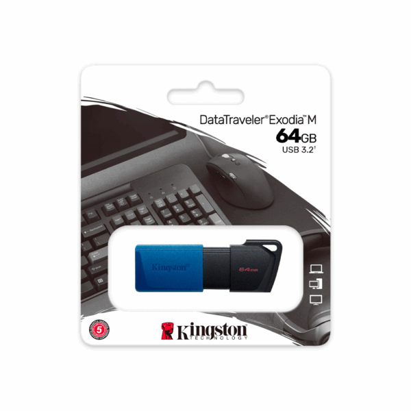 Pendrive kingston datatraveler exodia 64gb usb 3.2 dtxm/64gb - Imagen 3