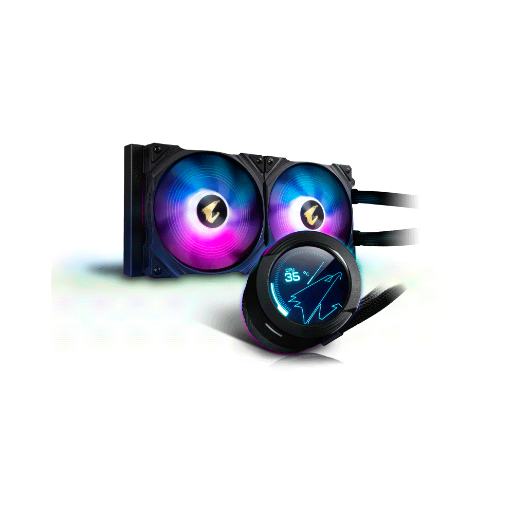 Cooler p/cpu aorus waterforce x 280 rgb fusion 2.0