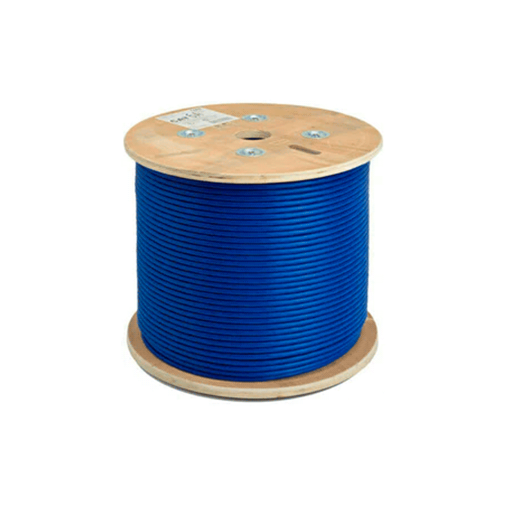Cable cat. 6 a /utp lanpro 305 mts. - azul awg23 lp-ca020bl 10g base-t