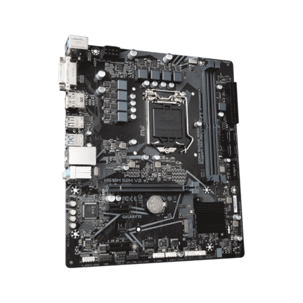 Placa madre gigabyte 1200 h510m s2h v2 s/r/hdmi/dvi/dp/m2/ddr4/usb3.2/matx