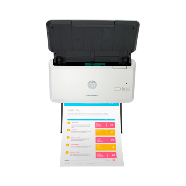 Scanner hp scanjet pro 2000 s2 600dpi duplex/color/usb/bivolt