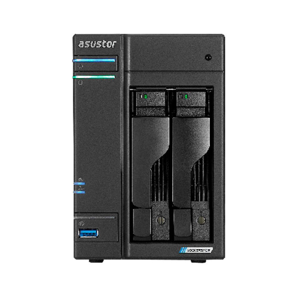 Almacenamiento nas asustor as6702t qc 2.0/2bay/4g/4 m.2/2-gblan/hdmi/2usb3.2