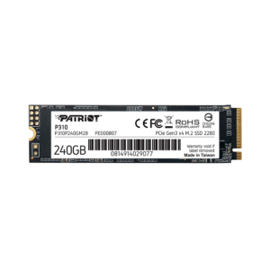 Ssd m.2 pcie 240gb patriot p310 p310p240gm28 1700/1000
