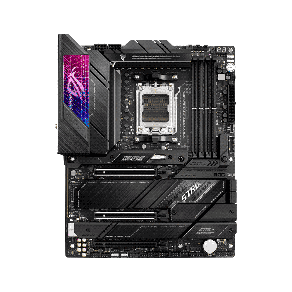 Placa madre asus am5 rog strix x670e-e gaming wifi s/r/hdmi/dp/wifi/4m2/dp/usb3.2/ddr5/atx