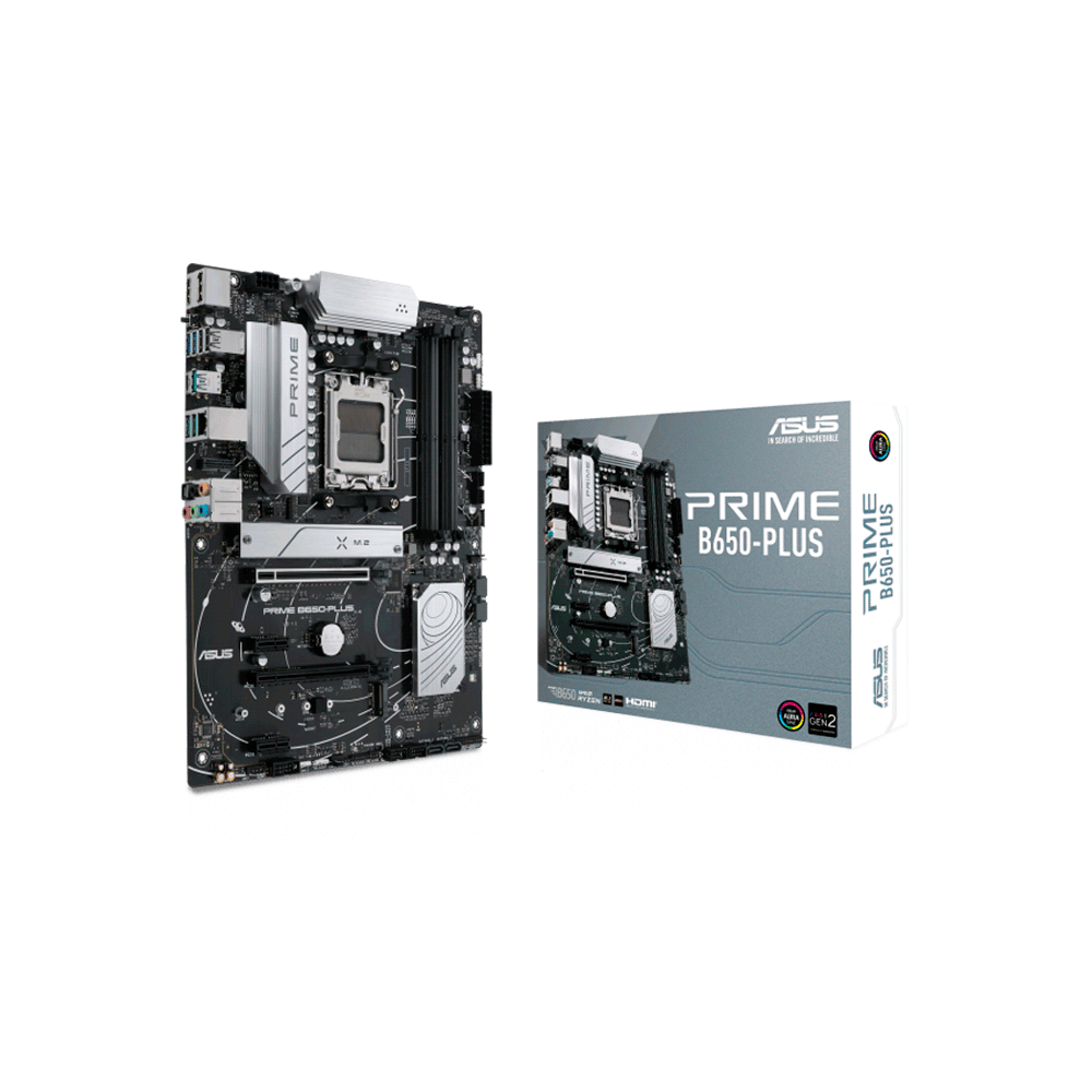 Placa madre asus am5 b650-plus ddr5 prime s/r/hdmi/dp/2m2/usb3.2/ atx