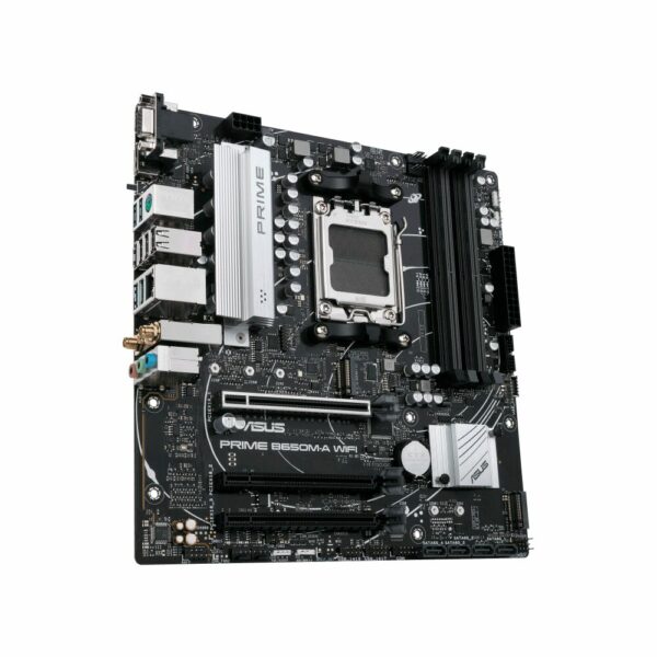 Placa madre asus am5 prime b650m-a wifi ddr5 v/s/r/hdmi/dp/2m2/usb3.2/matx - Imagen 3
