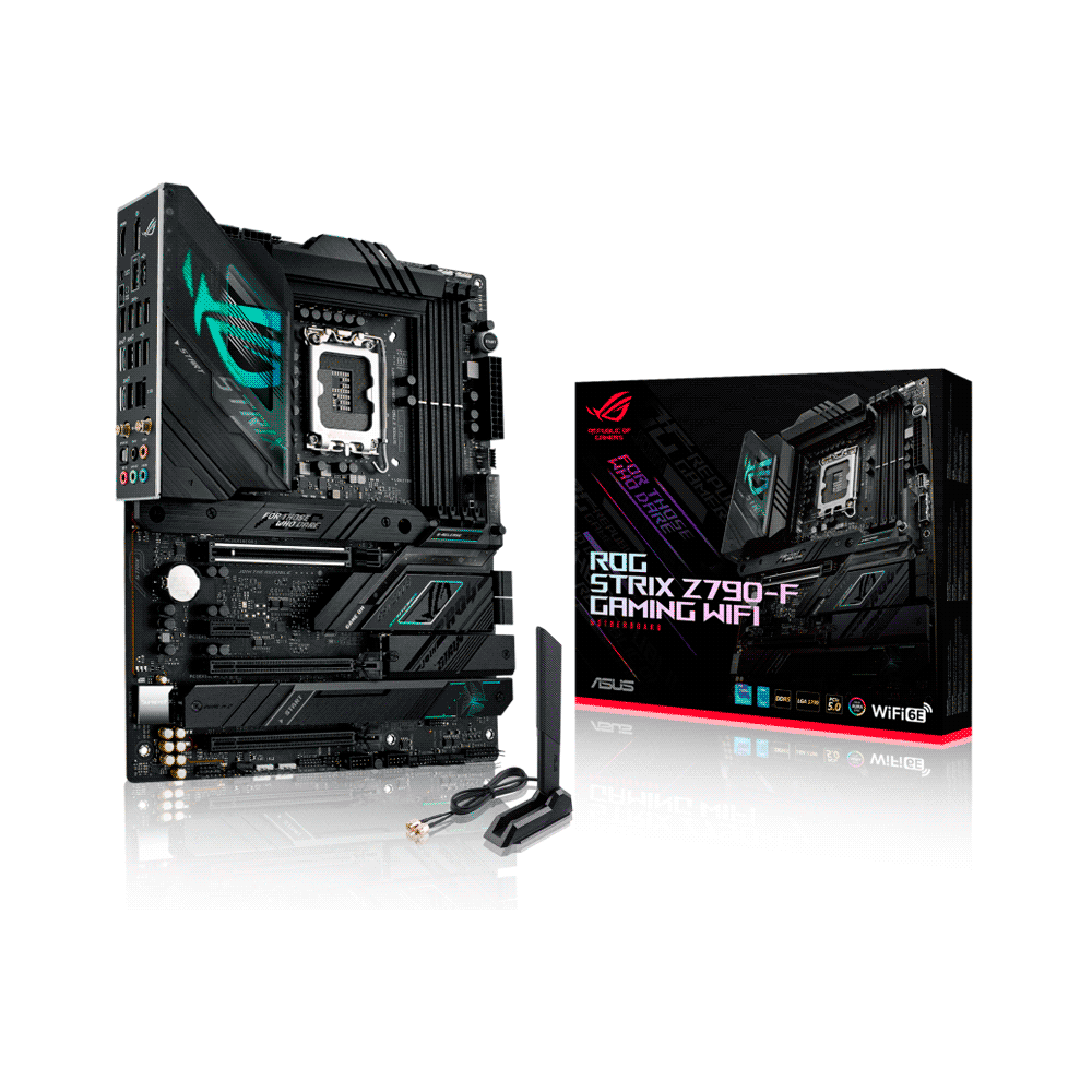 Placa madre asus 1700 rog strix z790-f gaming wifi s/r/hdmi/dp/4m2/ddr5/usb3.2/atx/aura