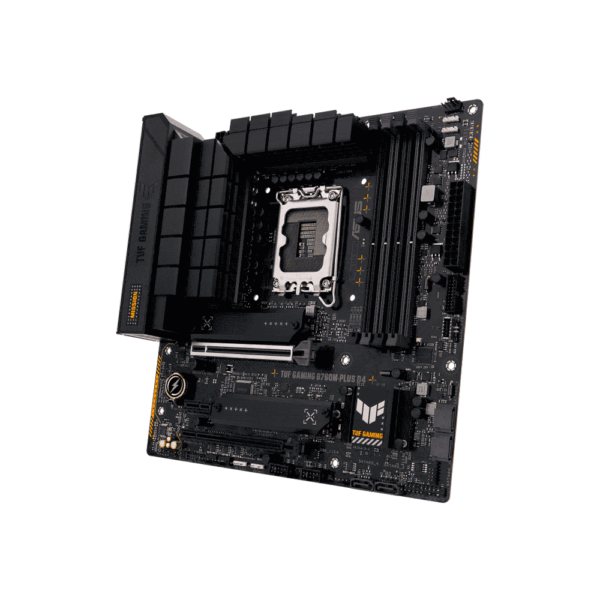 Placa madre asus 1700 b760m-plus d4 tuf gaming s/r/hdmi/dp/2m2/usb/matx