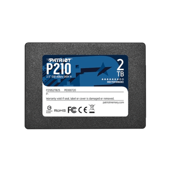 Ssd sata3 2tb patriot p210 p210s2tb25 520/430