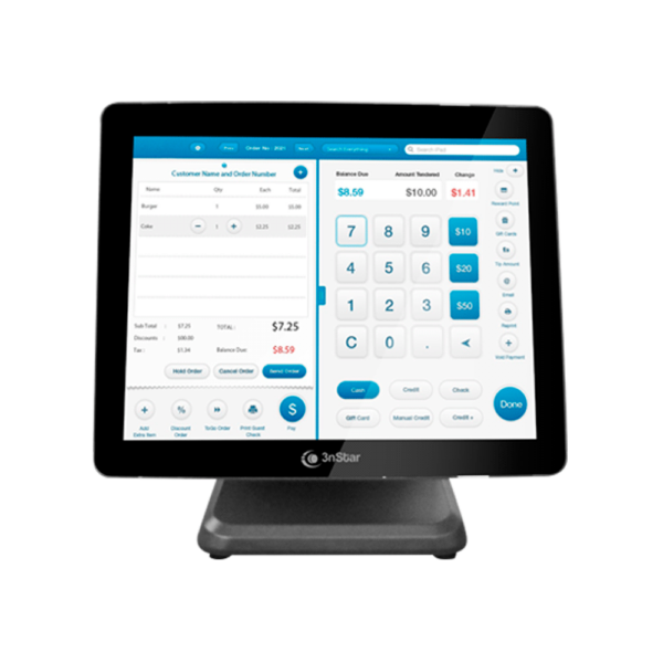 Pos touch 3nstar aio intel j4125 2.0/4g/120ssd/sin os/15" pte0110
