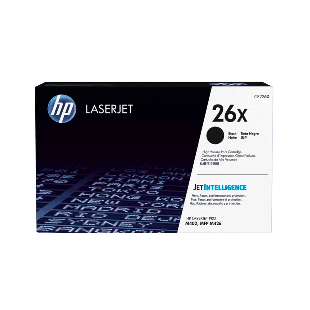 Toner hp 26x negro cf226x m402/mfp m426