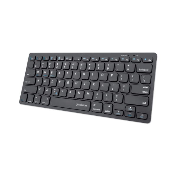 Teclado wireless manhattan 179935 ultra slim ingles negro