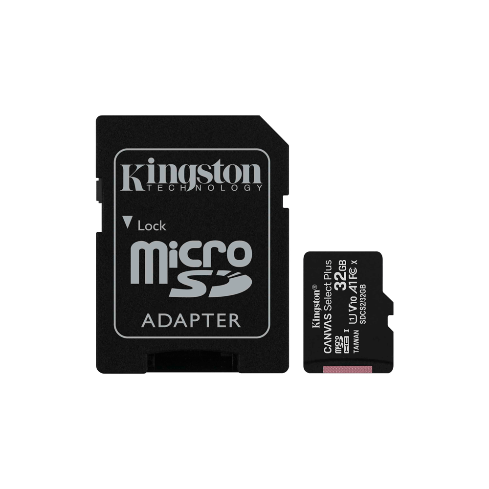 Memoria micro sd kingston 32gb canvas select plus sdcs2/32gb 100/85