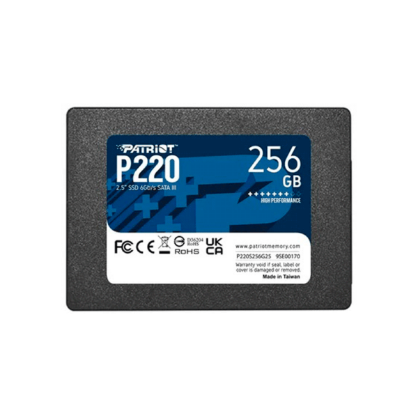 Ssd sata3 256gb patriot p220 p220s256g25 550/490  