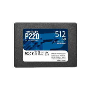 Ssd sata3 512gb patriot p220 p220s512g25 550/500