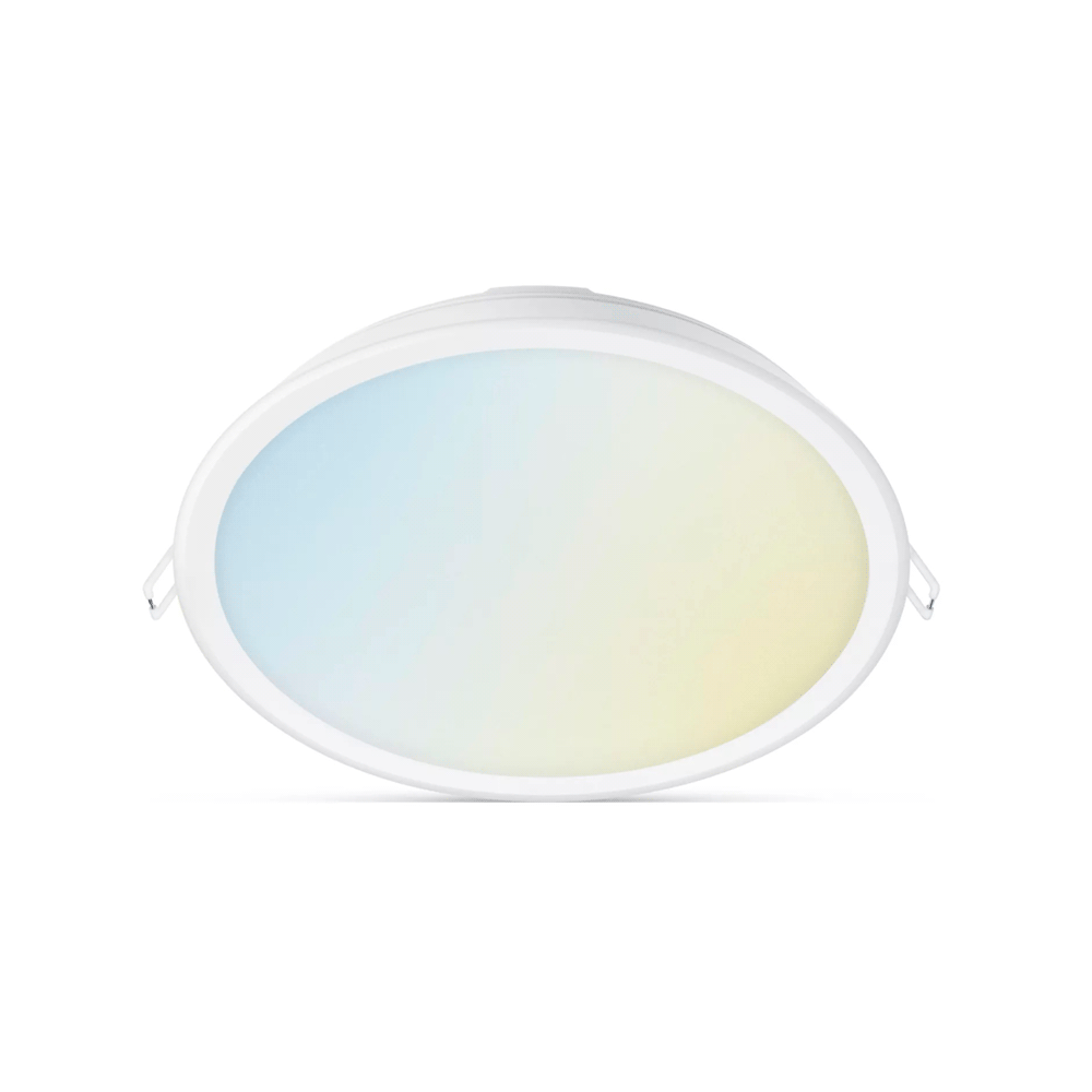 Iot wiz lampara blanco downlight 24w 8" calida/fria empotrable (466148)
