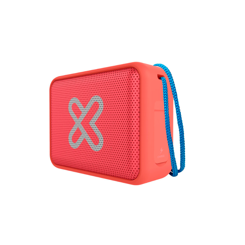 Parlante klip kbs-025or 6w nitro portatil bt/bat/ipx7/tws naranja