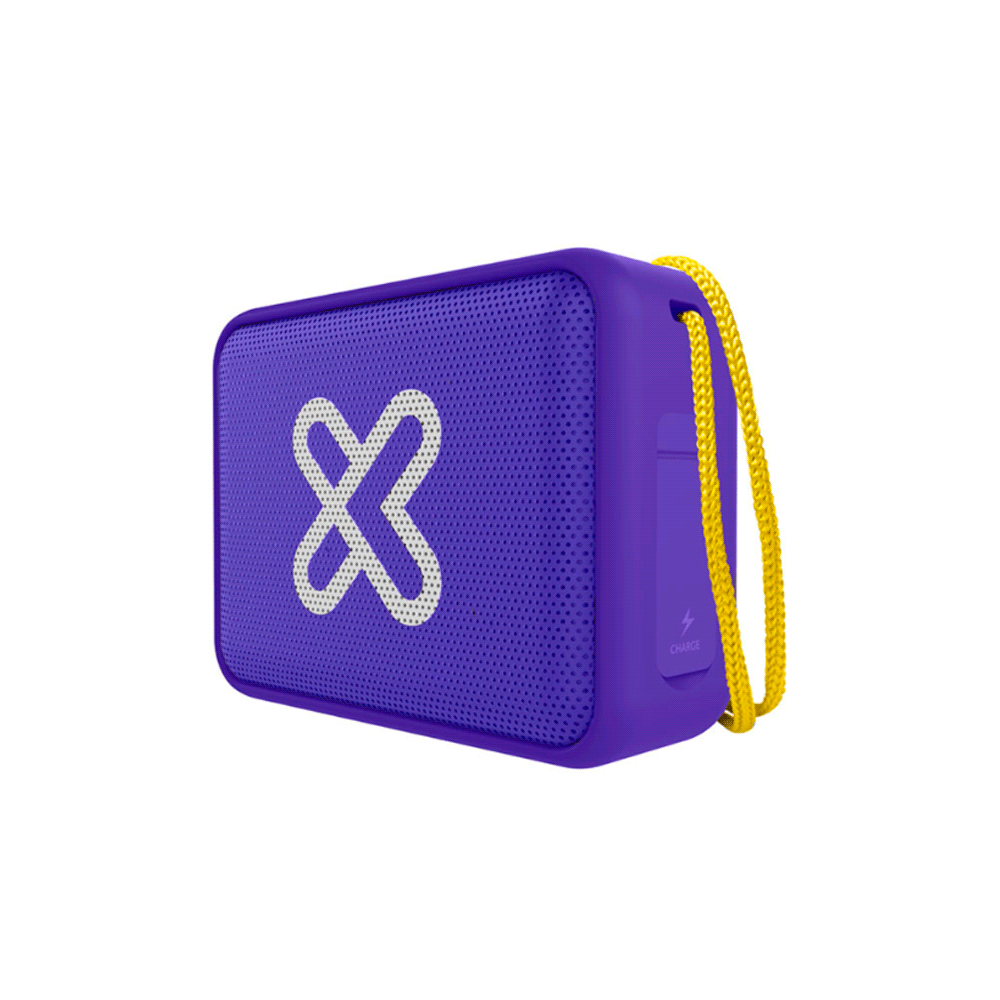 Parlante klip kbs-025pr 6w nitro portatil bt/bat/ipx7/tws purpura