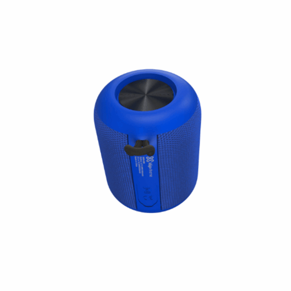 Parlante klip kbs-200bl 12w titan portatil aux/bt/bat/ipx7/tws azul - Imagen 4