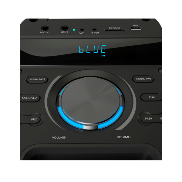 Parlante klip kls-661 1200w allure ii 2.1/bt/usb/sd/biv/negro