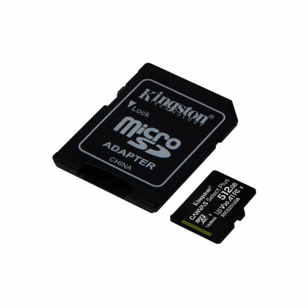 Memoria micro sd kingston 512gb canvas select plus sdcs2/512gb 100/85 - Imagen 2