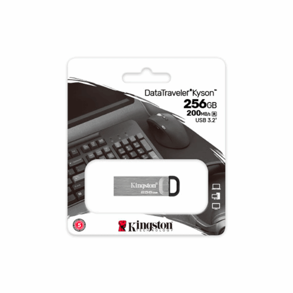 Pendrive kingston datatraveler kyson 256gb usb 3.2 dtkn/256gb - Imagen 3