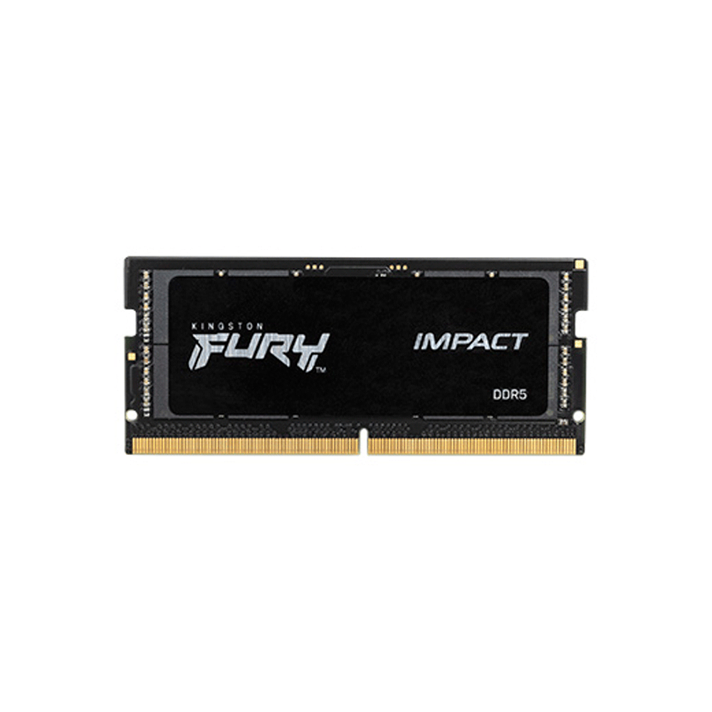 Memoria ram p/nb ddr5 32gb 4800 kingston fury impact bk kf548s38ib-32 xmp