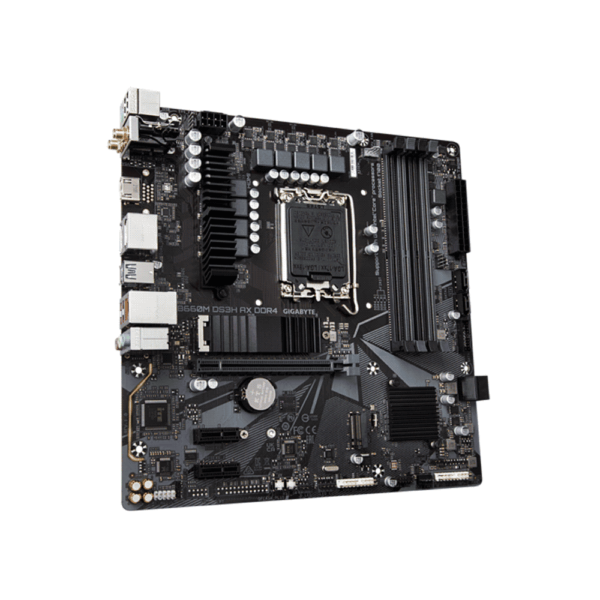 Placa madre gigabyte 1700 b660m ds3h ax ddr4 s/r/hdmi/2dp/m2/usb3.2/wifi/matx