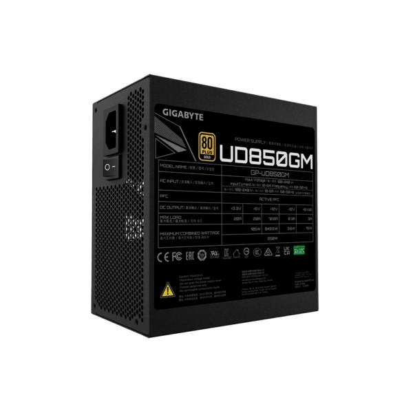 Fuente gigabyte 850w gp-ud850gm pg5 80 plus gold