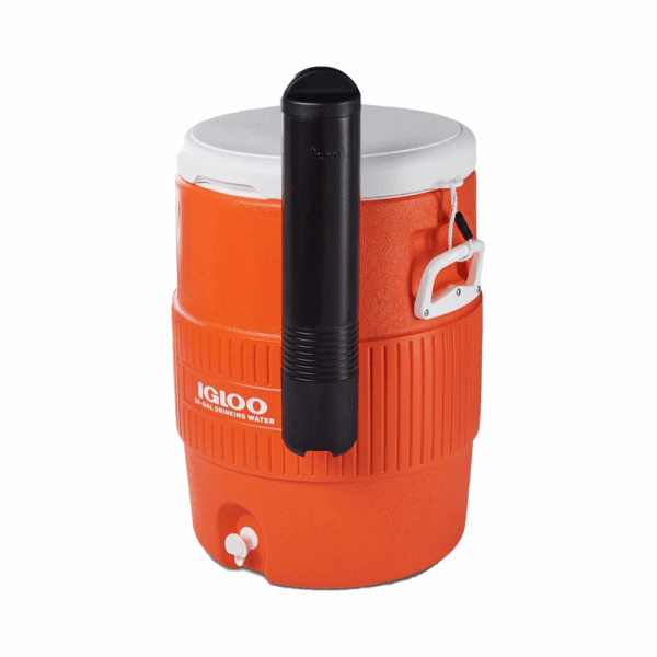 Conservadora igloo 37.8 litros c/asiento disp.vaso 42021 naranja - Imagen 2