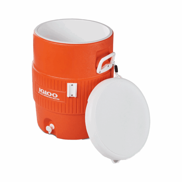 Conservadora igloo 37.8 litros c/asiento disp.vaso 42021 naranja - Imagen 3