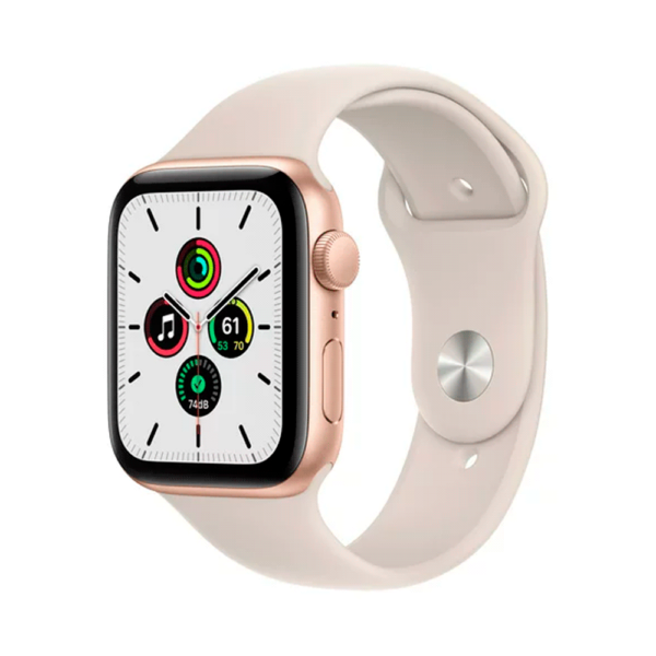 Apple watch se 44mm ios/bt/hora/lector/gps starlight mkq53ll/a