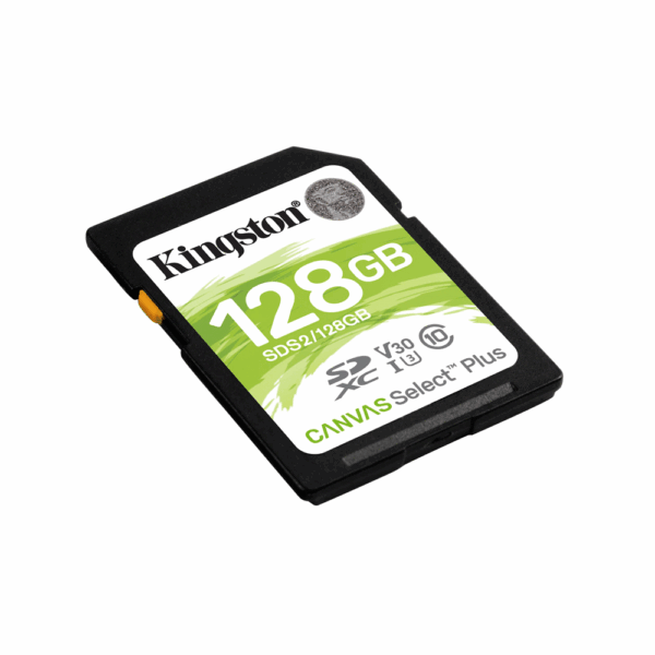 Memoria sd kingston 128gb canvas select plus sdxc class 10 sds2/128gb 100/85 - Imagen 2