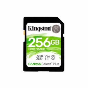 Memoria sd kingston 256gb canvas select plus sdxc class 10 sds2/256gb 100/85