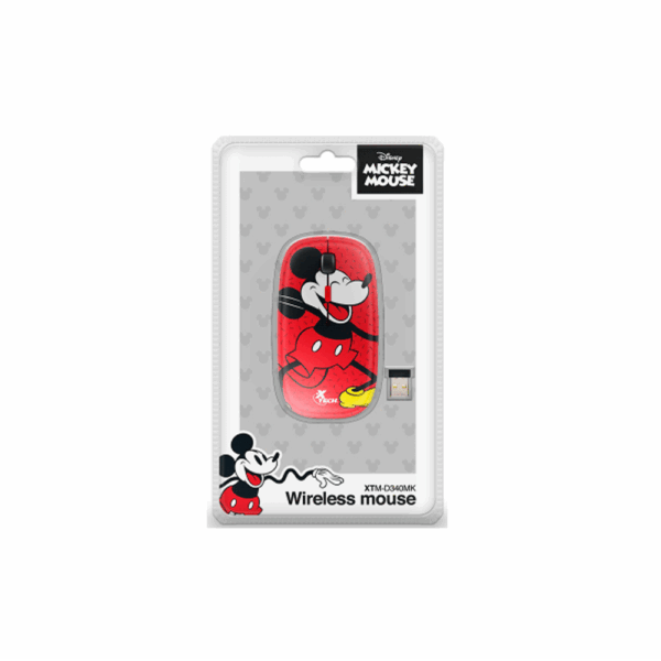 Mouse xtech wireless xtm-d340mk mickey mouse xtech 1600dpi/4 bot/rojo - Imagen 5