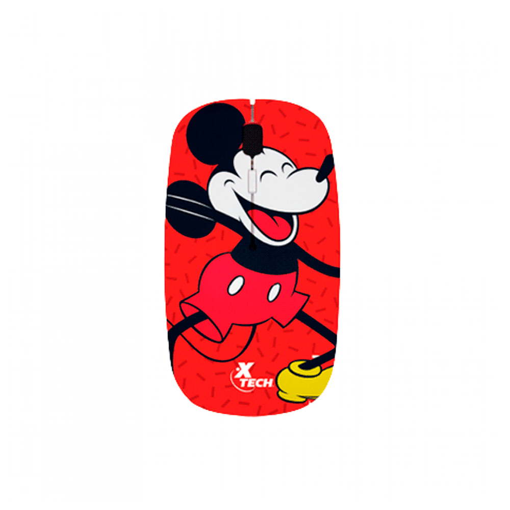 Mouse xtech wireless xtm-d340mk mickey mouse xtech 1600dpi/4 bot/rojo
