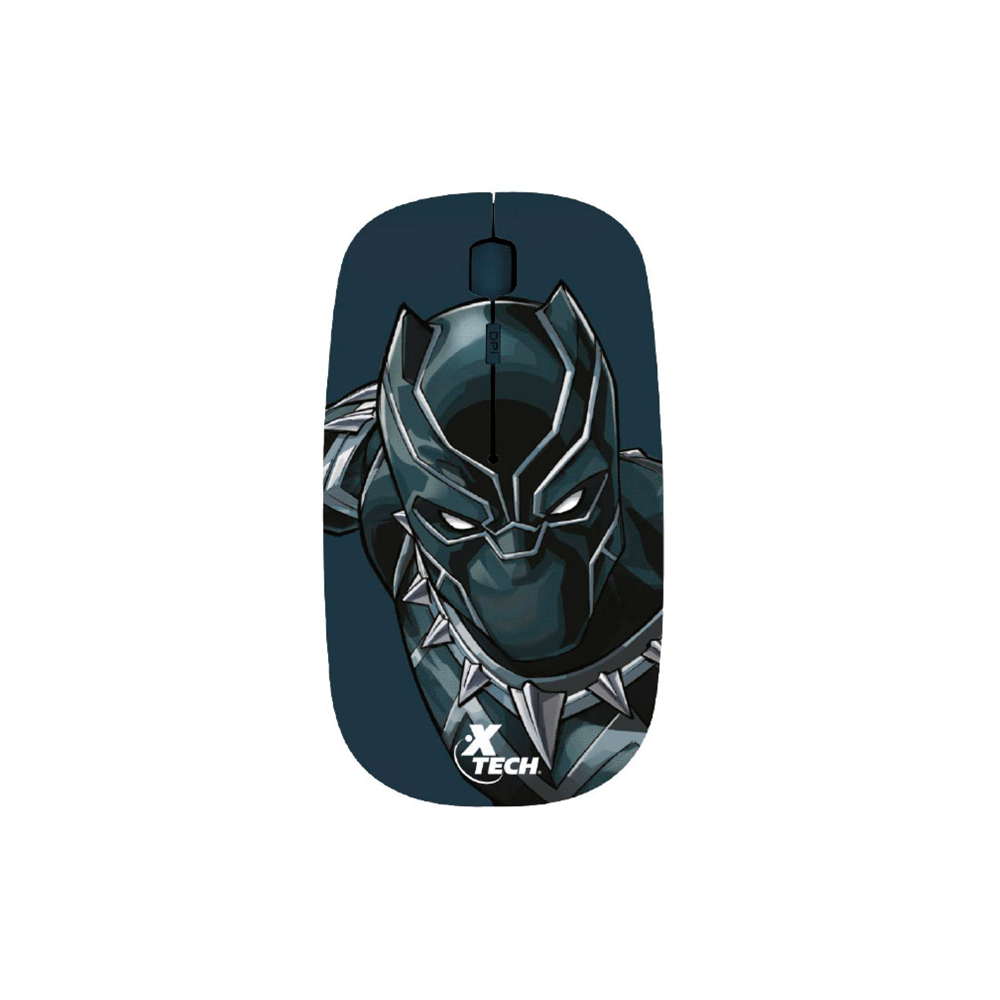 Mouse xtech wireless xtm-m340bp pantera negra xtech 1600dpi/4 bot/negro