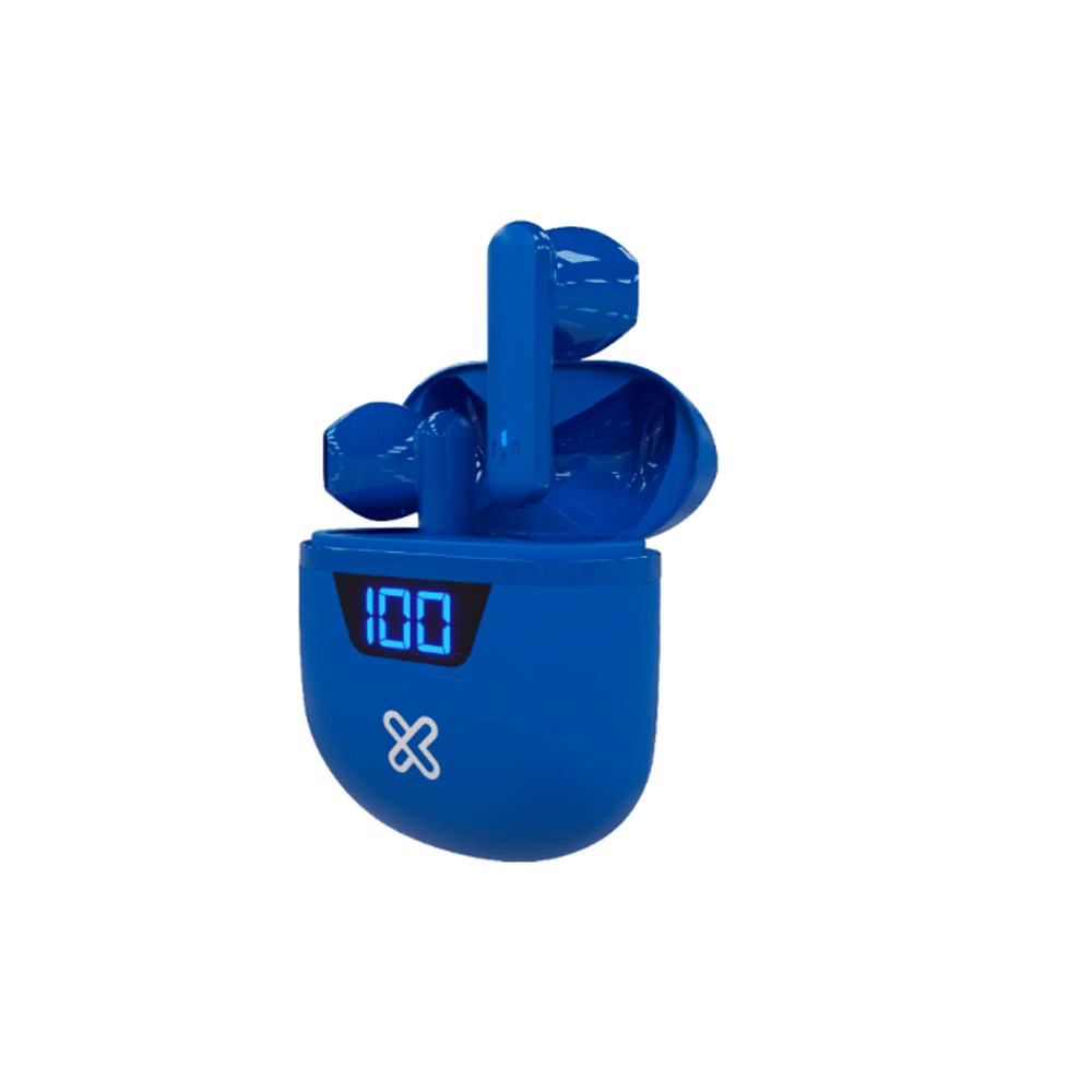 Auricular con microfono klip kte-006bl touchbuds earph/ bluetooth/ wireless azul