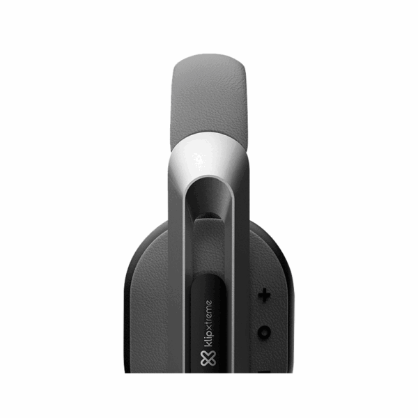 Auricular con microfono klip kwh-750gr style headph bluetooth/ 1 jack 3.5mm gris - Imagen 2